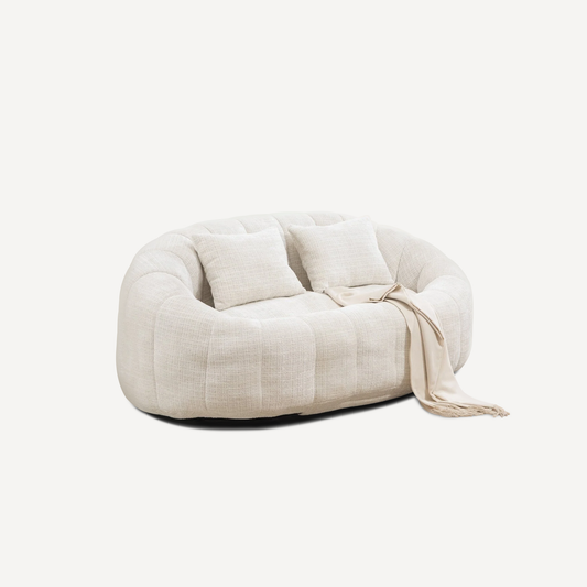 Bean Bag sofa Lazy Sofa Durable Comfort Lounger High Back Bean Bag Chair Couch for Adults and Kids, Indoor & Outdoor, Accent Floor Soft Lounge Chair (Beige chenille)