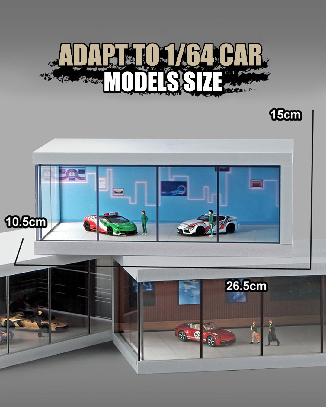 1/64 Scale Car Showroom Diecast Model