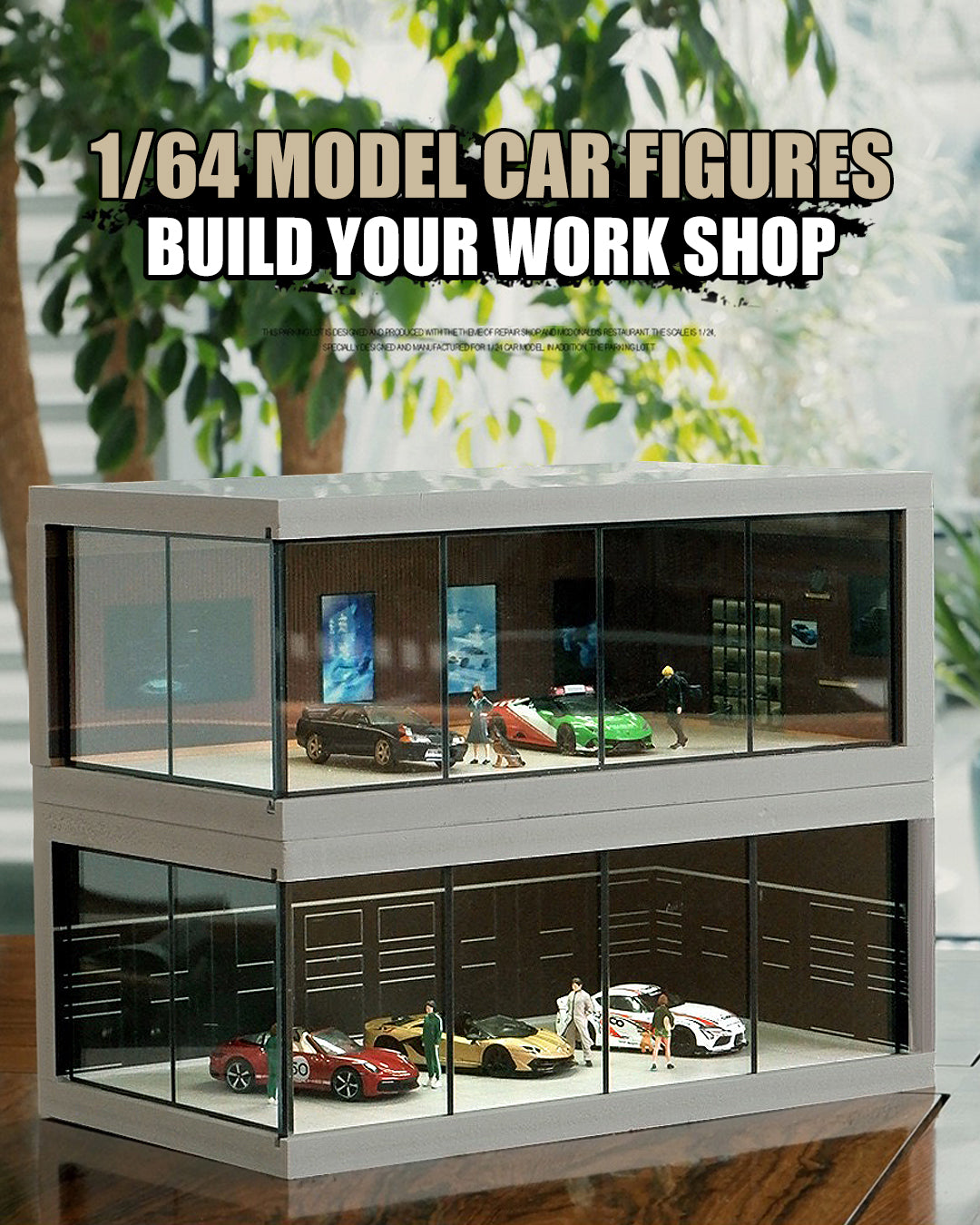 1/64 Scale Car Showroom Diecast Model