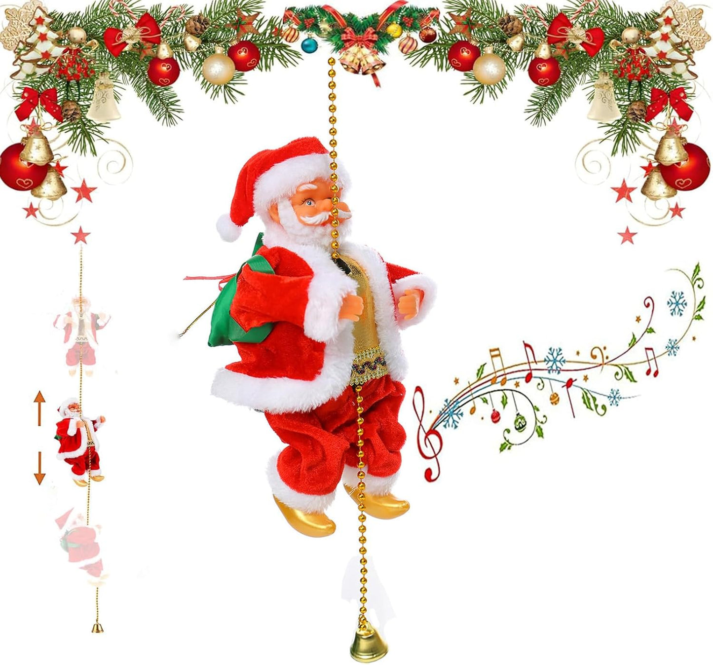 Santa Claus Musical Climbing Rope