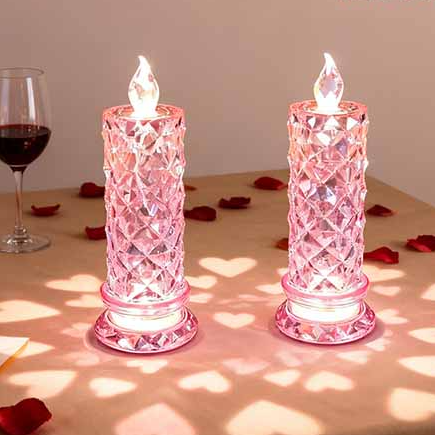 LED Crystal Candle Lights