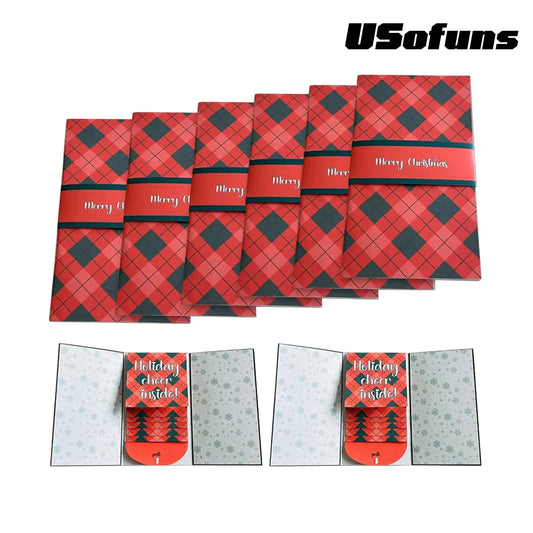 Handmade Christmas gift card booklet