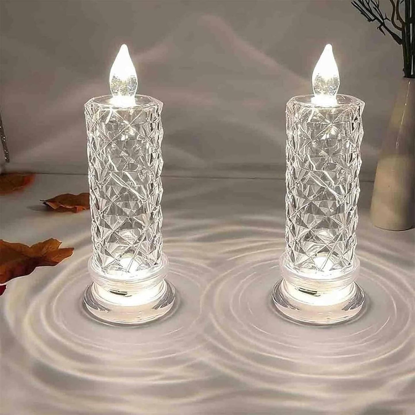 LED Crystal Candle Lights