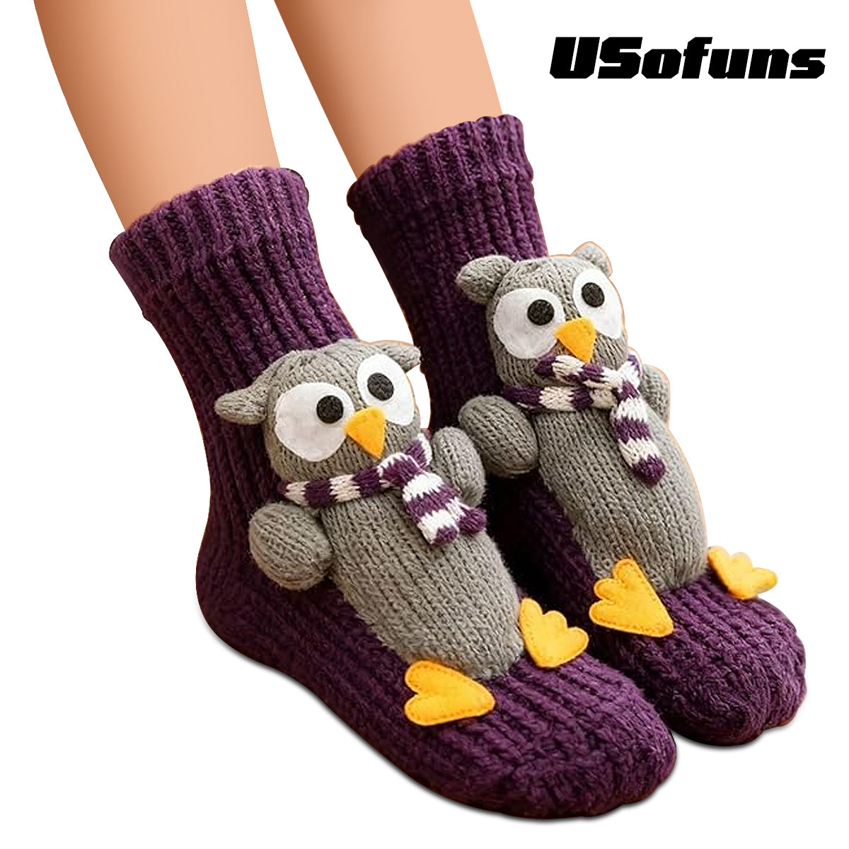 2025 New Cozy 3D knit-animal-socks