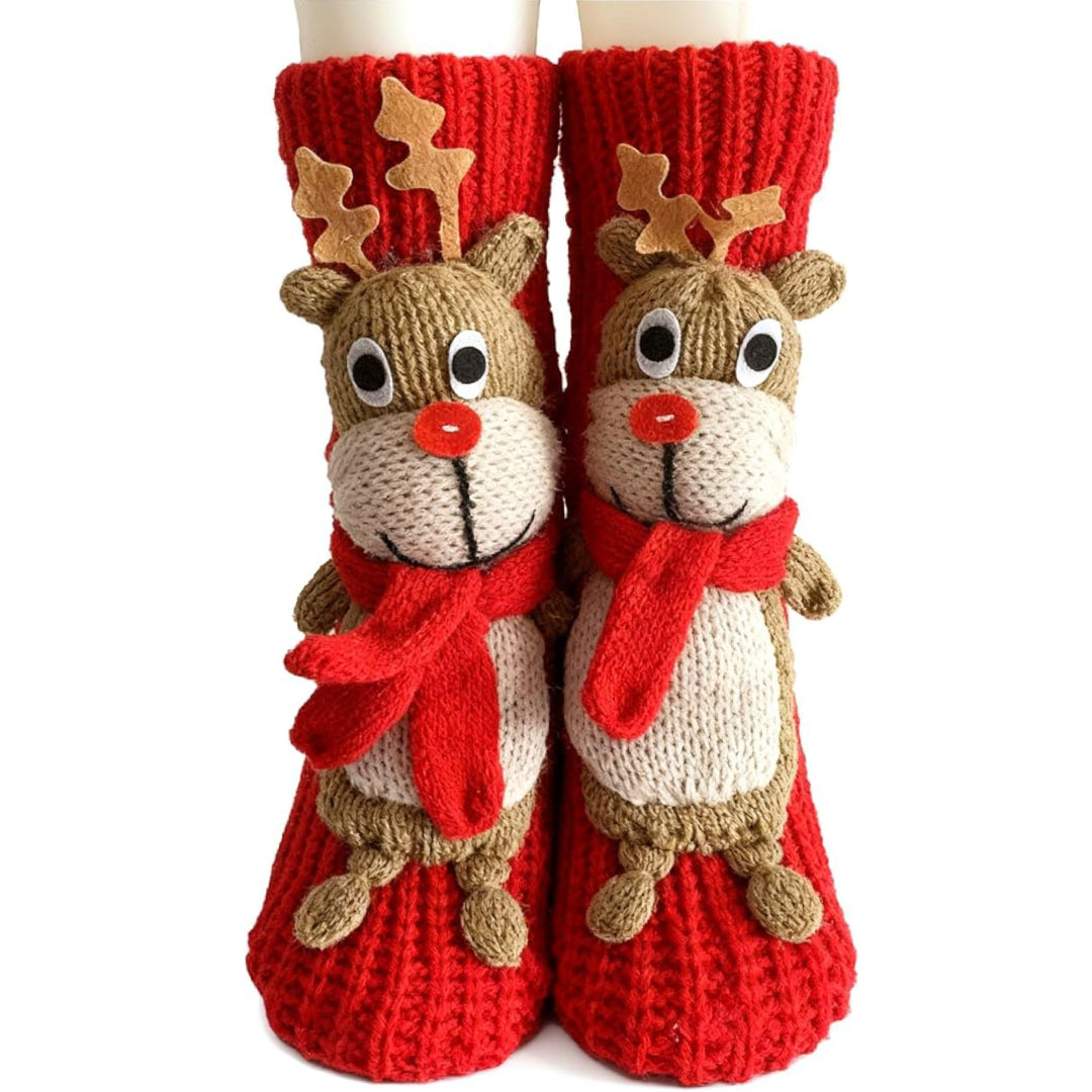 2025 New Cozy 3D knit-animal-socks