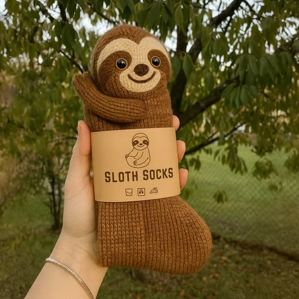 Cozy 3D Knit Animal Socks