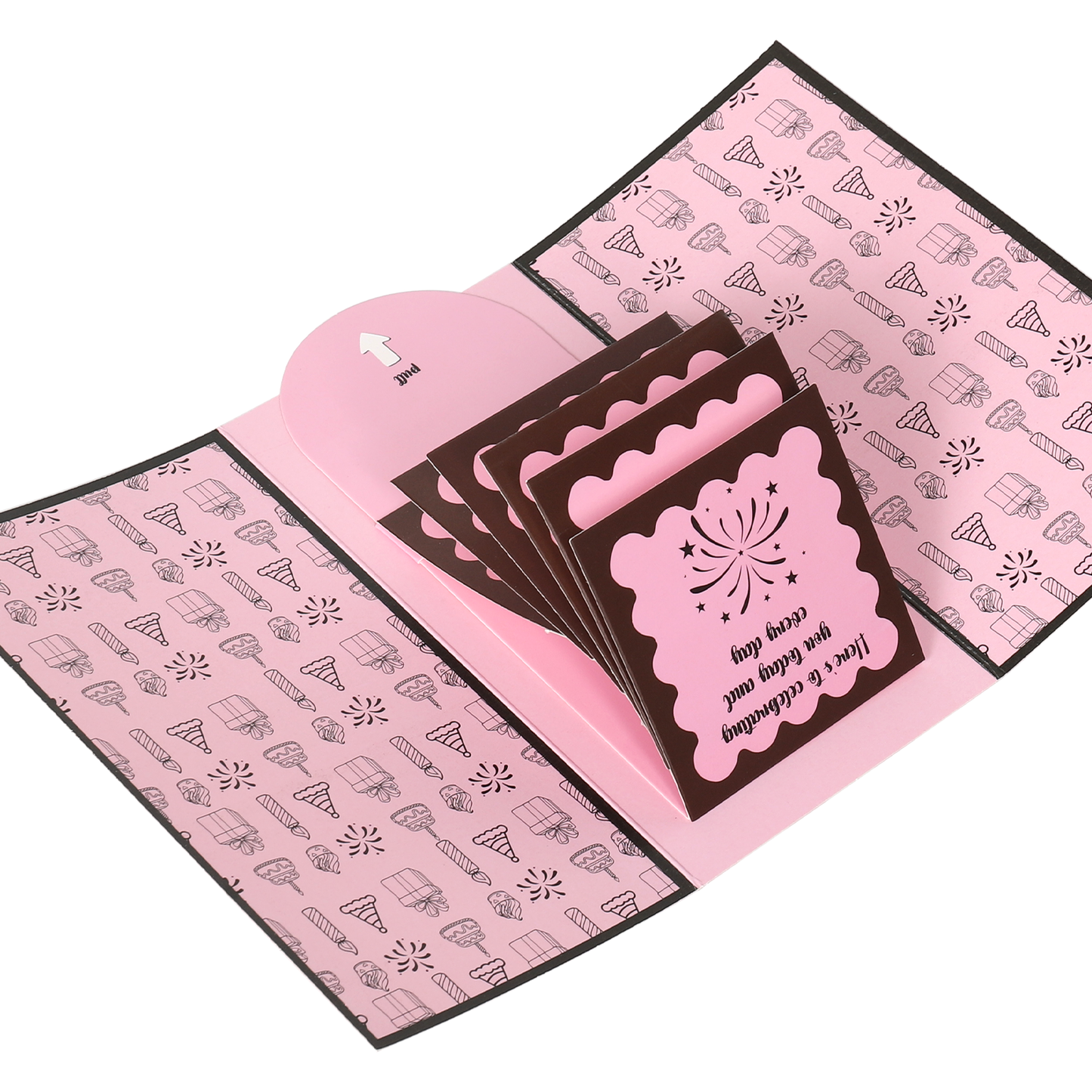 Handmade Christmas gift card booklet