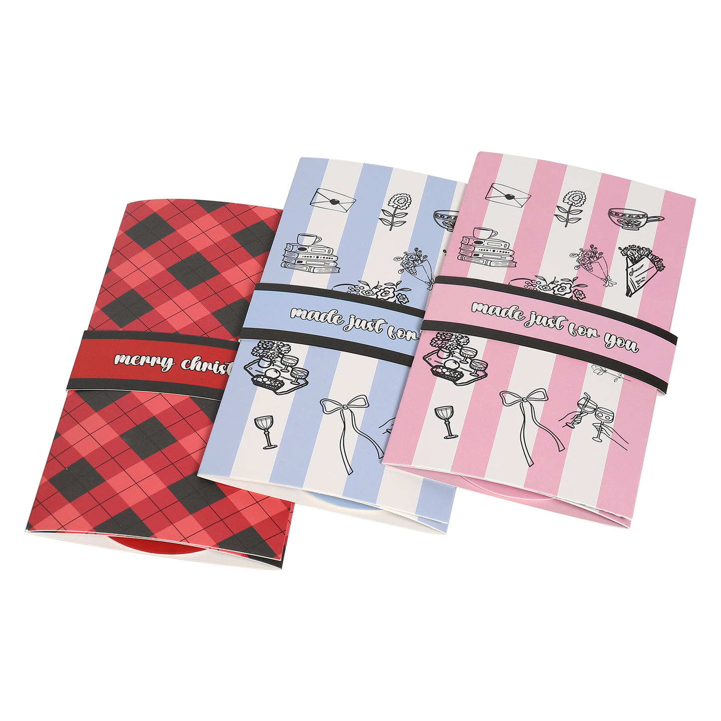 Handmade Christmas gift card booklet