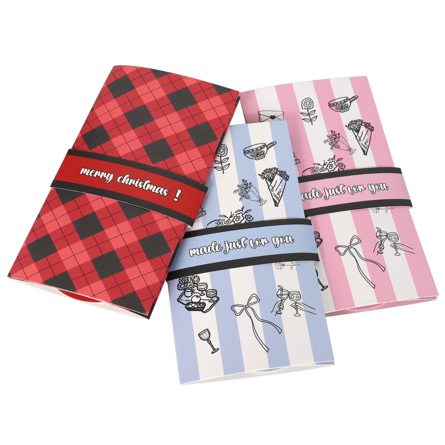 Handmade Christmas gift card booklet