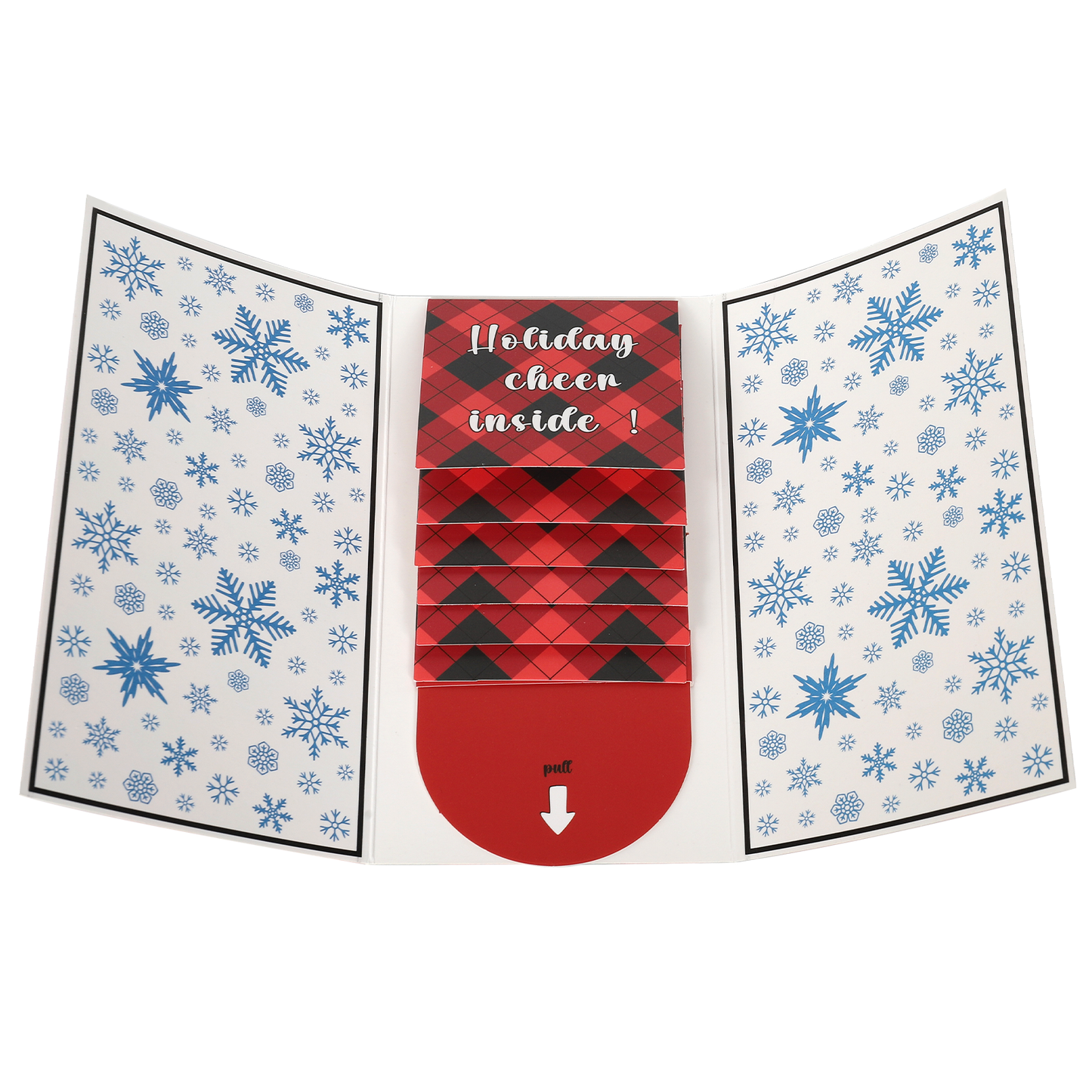 Handmade Christmas gift card booklet