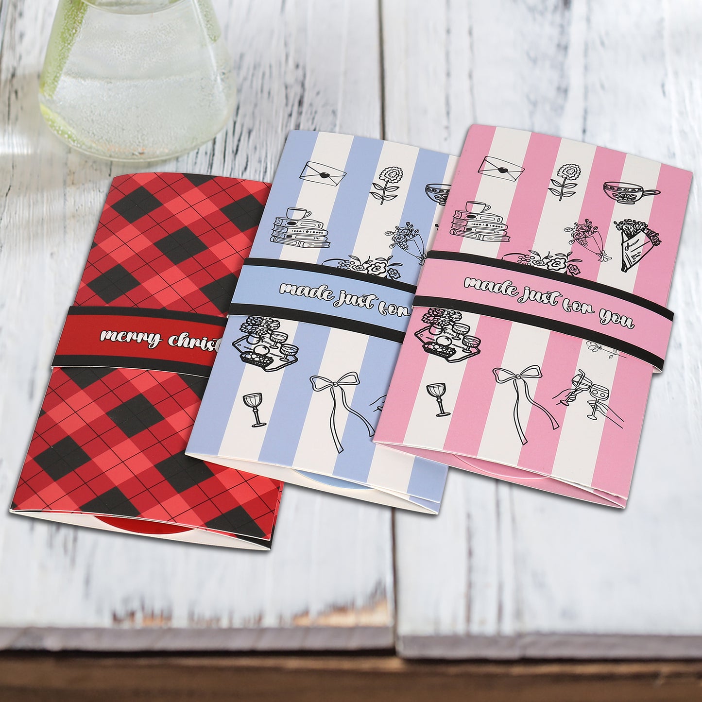 Handmade Christmas gift card booklet