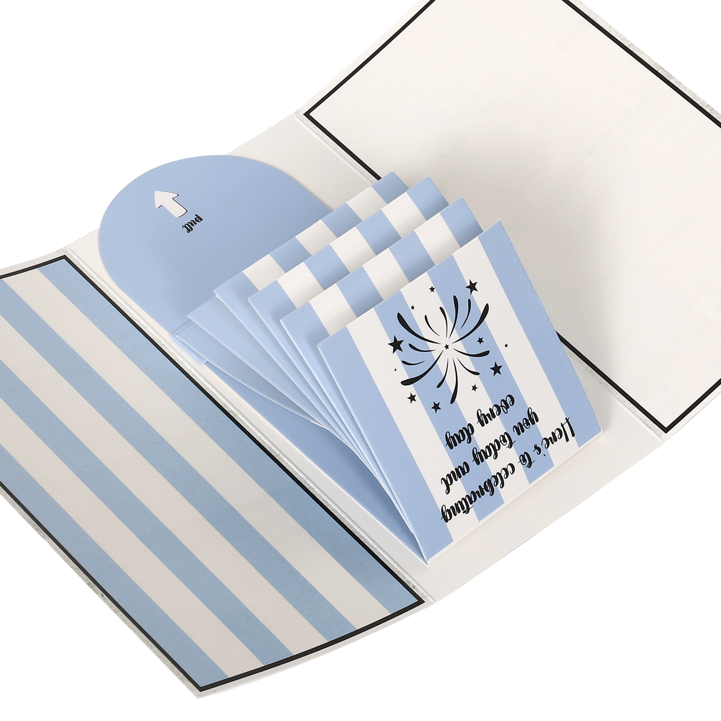 Handmade Christmas gift card booklet