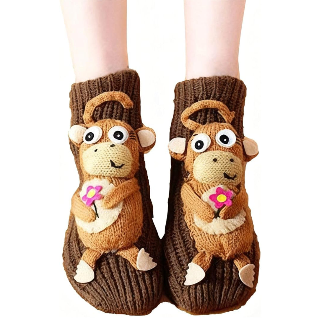 2025 New Cozy 3D knit-animal-socks