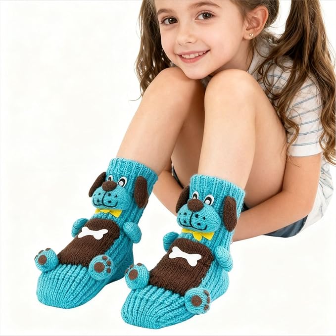 2025 New Cozy 3D knit-animal-socks