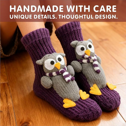 2025 New Cozy 3D knit-animal-socks