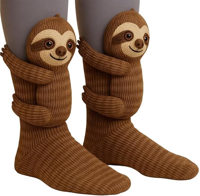 2025 New Cozy 3D knit-animal-socks