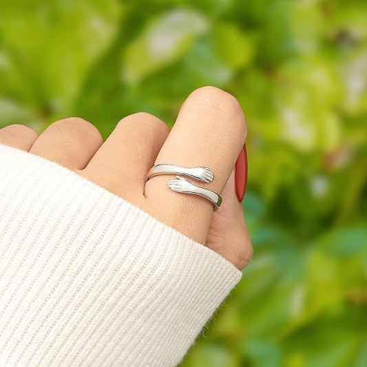 Adjustable Dad & Daughter Hug Ring