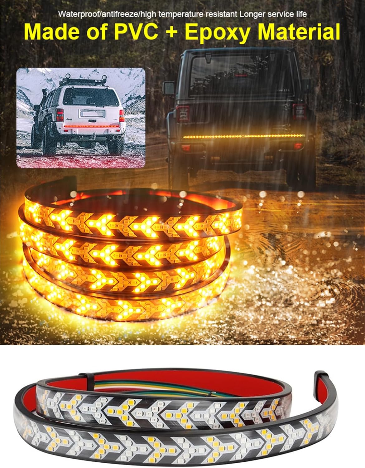 60-Inch LED Tailgate Light Bar Strip