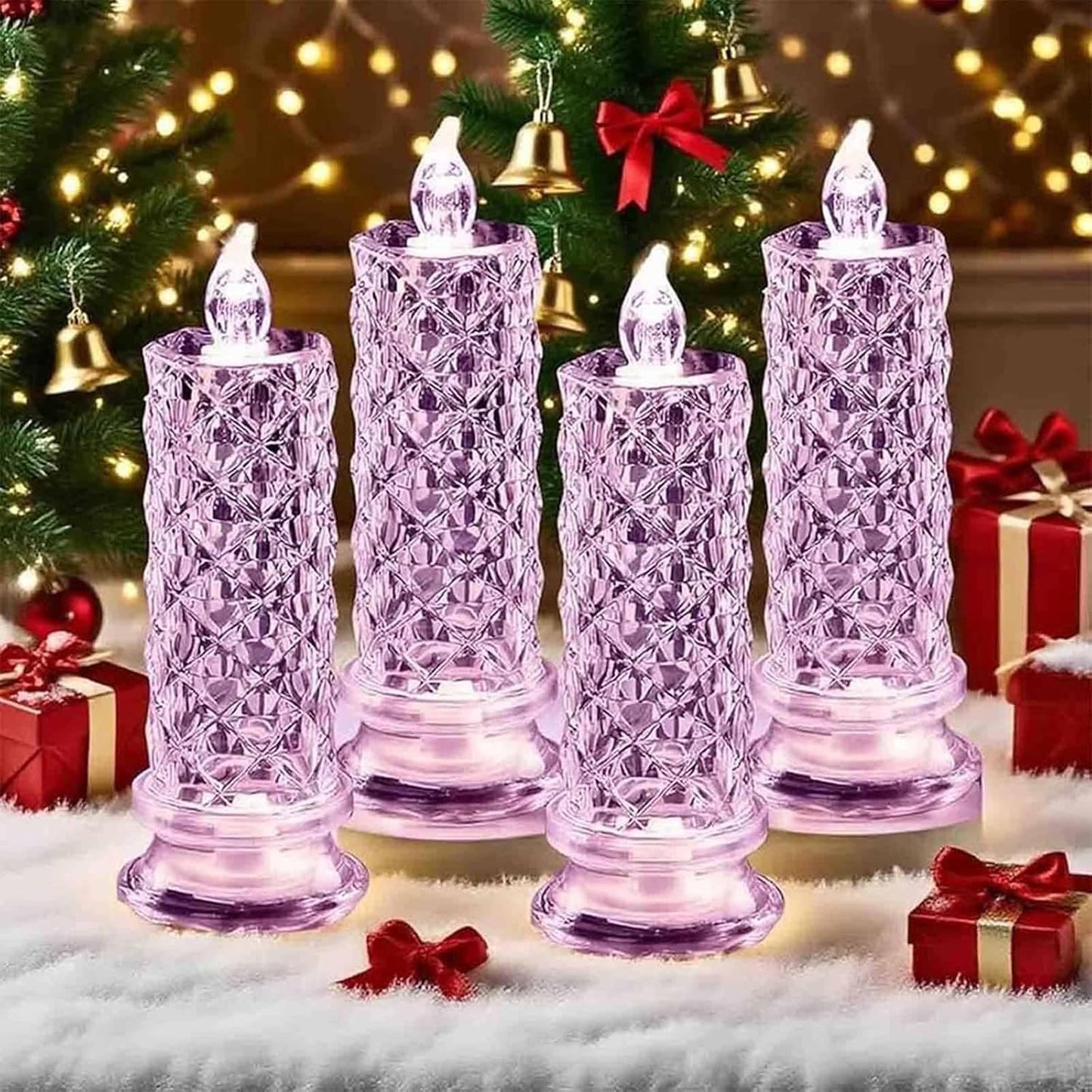 LED Crystal Candle Lights