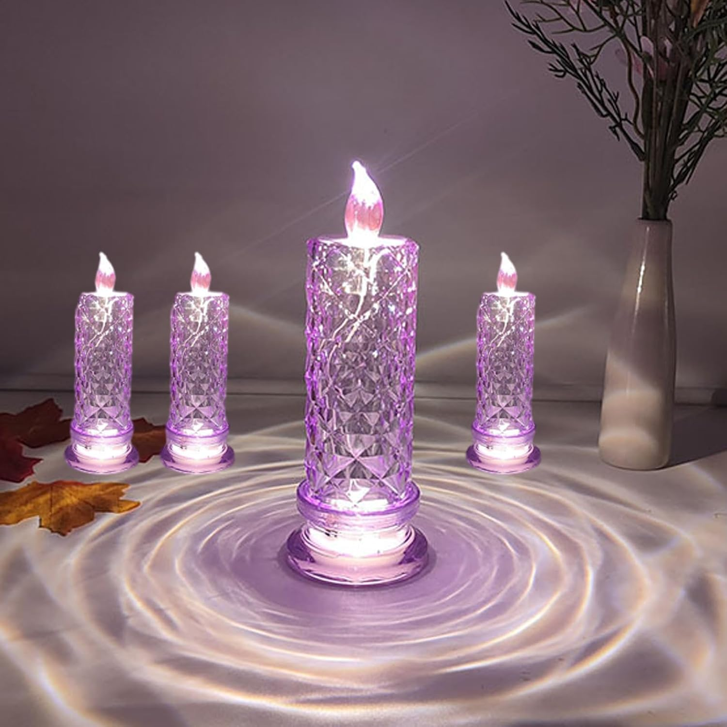 LED Crystal Candle Lights