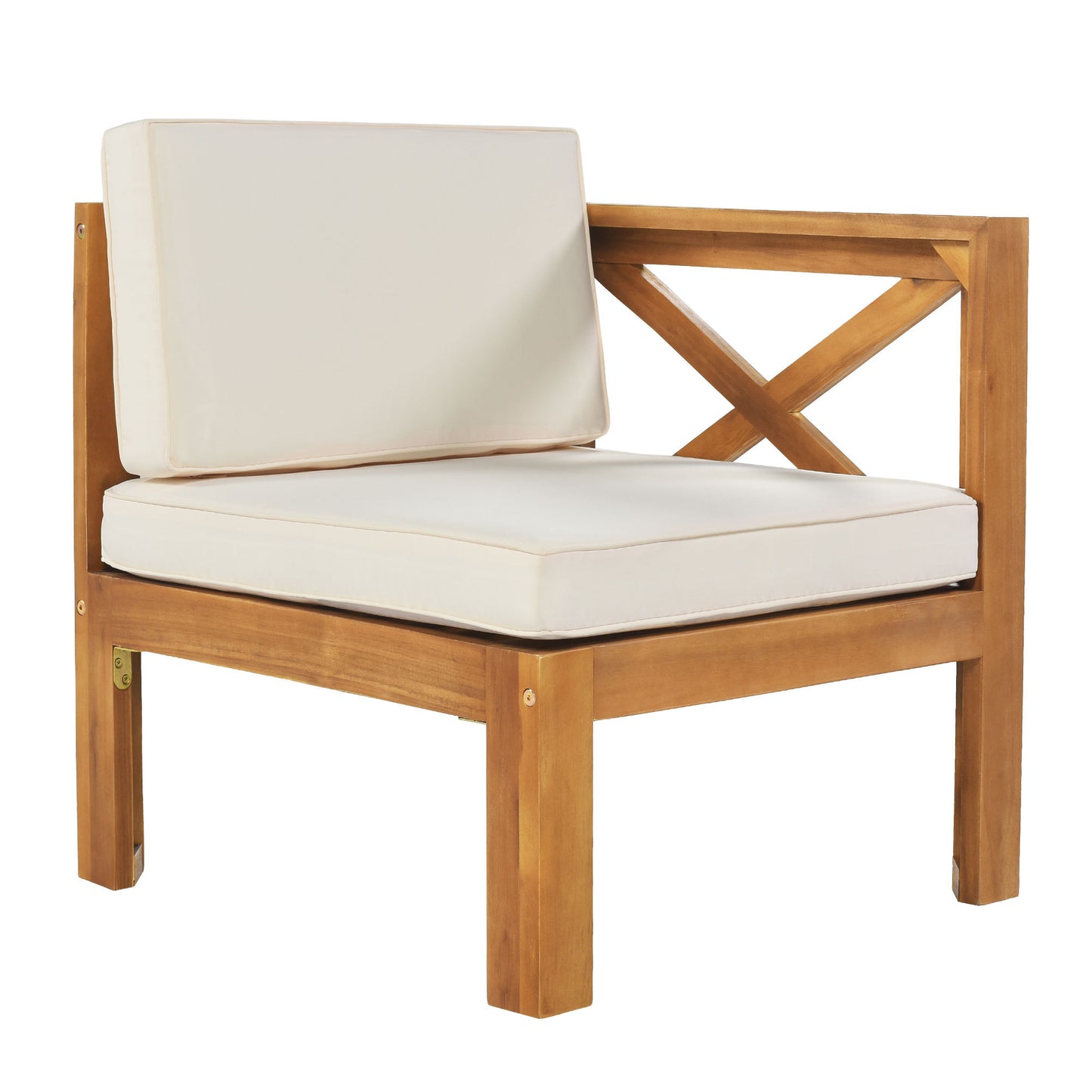 Outdoor Wooden 5 Piece Combination Sofa