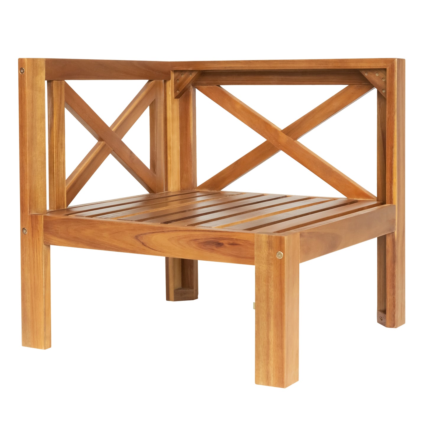 Outdoor Wooden 5 Piece Combination Sofa