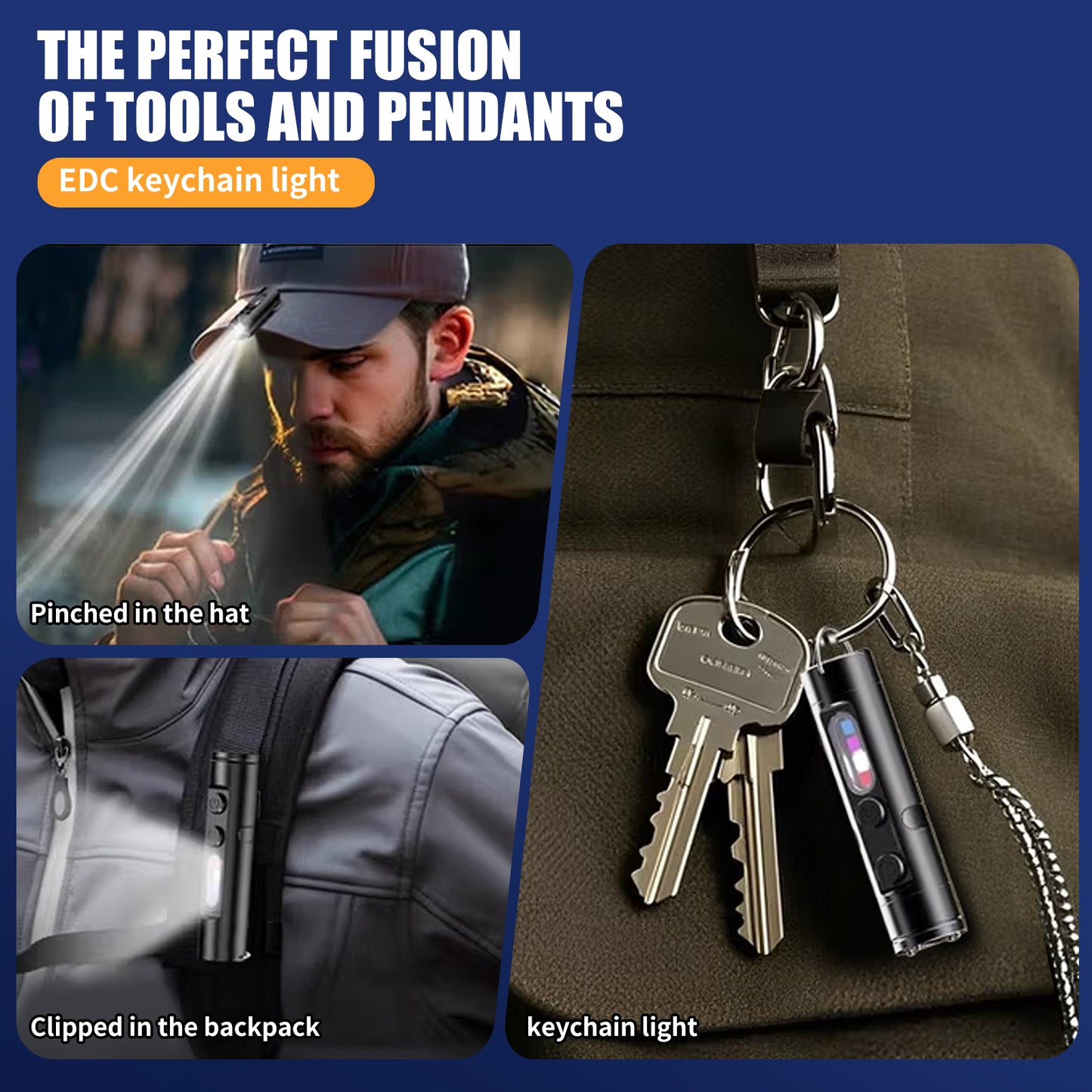 Mini Multifunctional Aluminum Alloy Flashlight