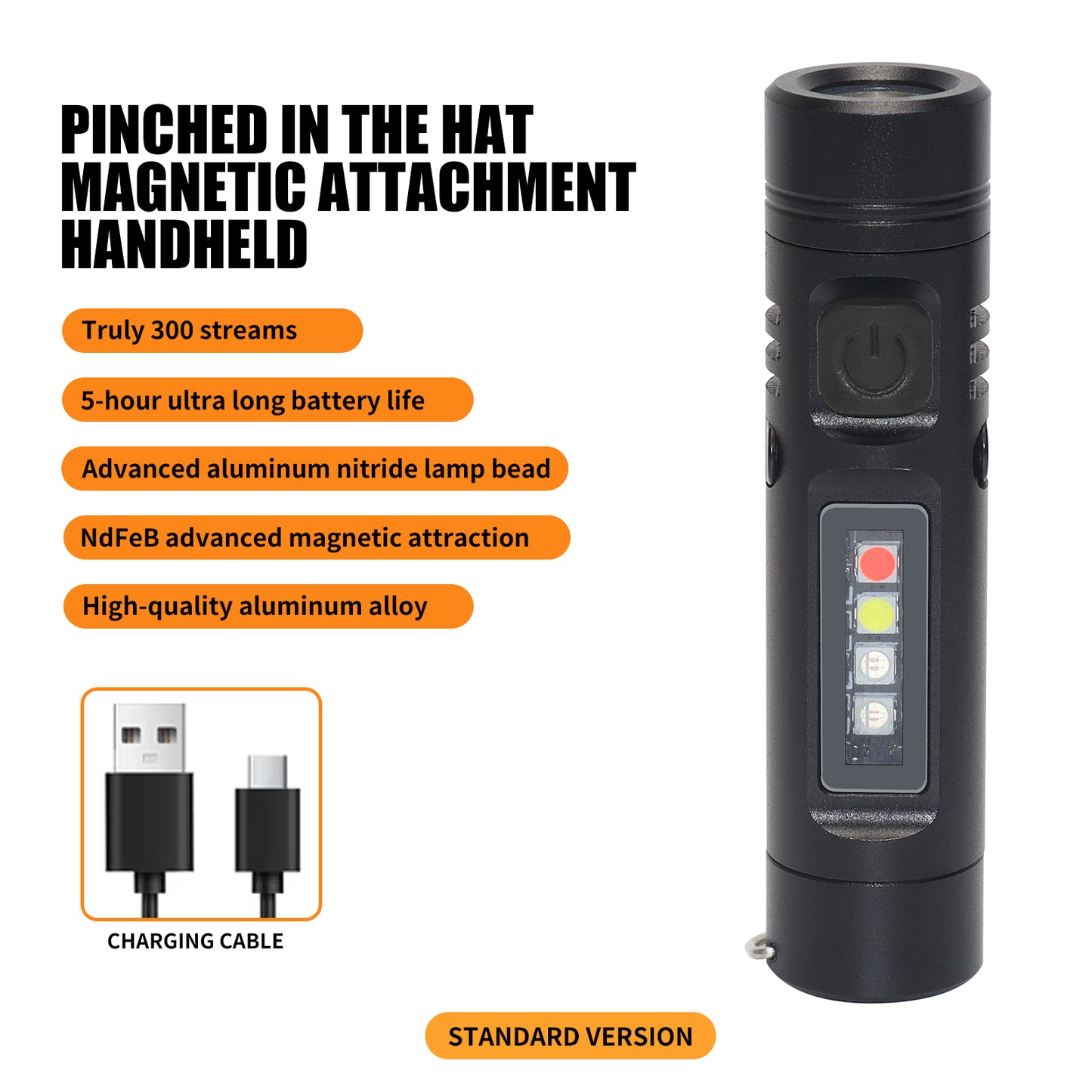 Mini Multifunctional Aluminum Alloy Flashlight