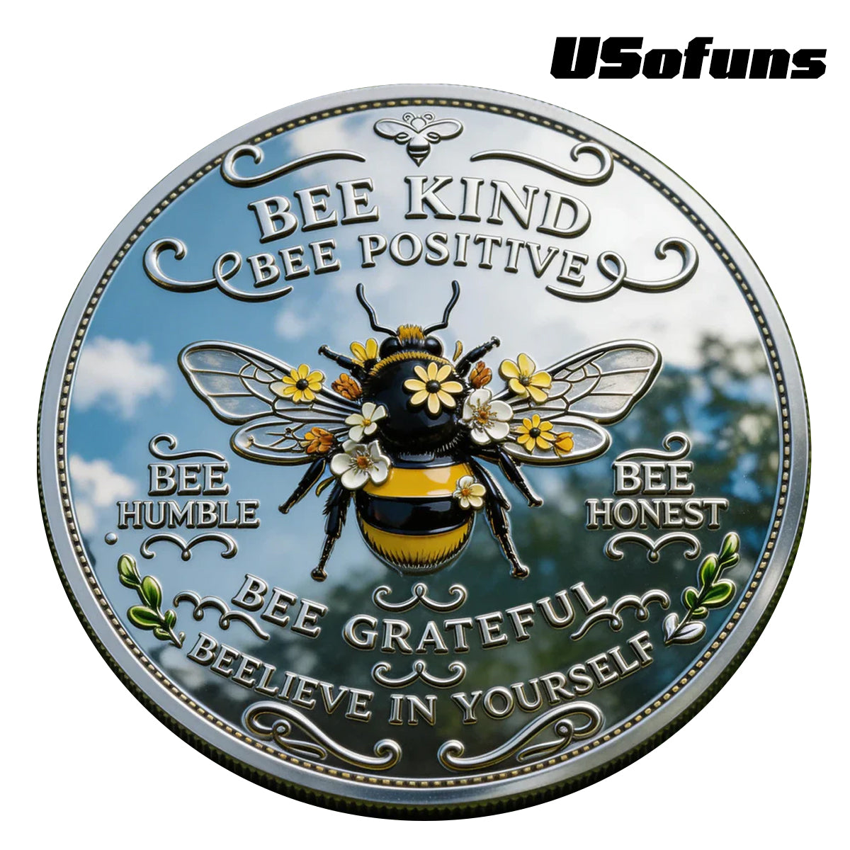 Bee Kind Positivity Commemorative Coin