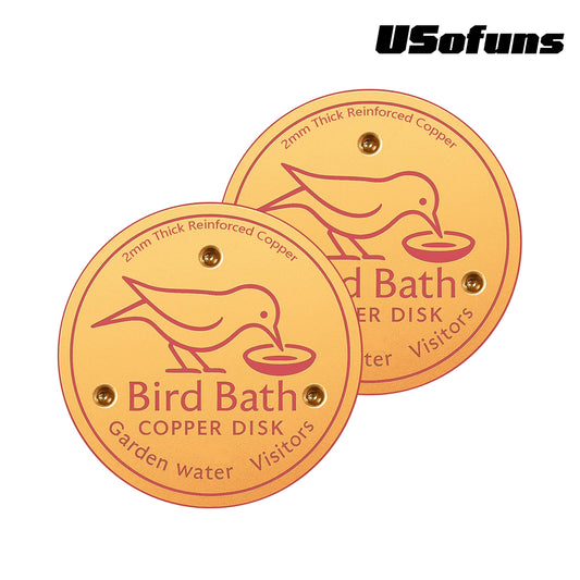 Vogeltränke-Kupferscheibe