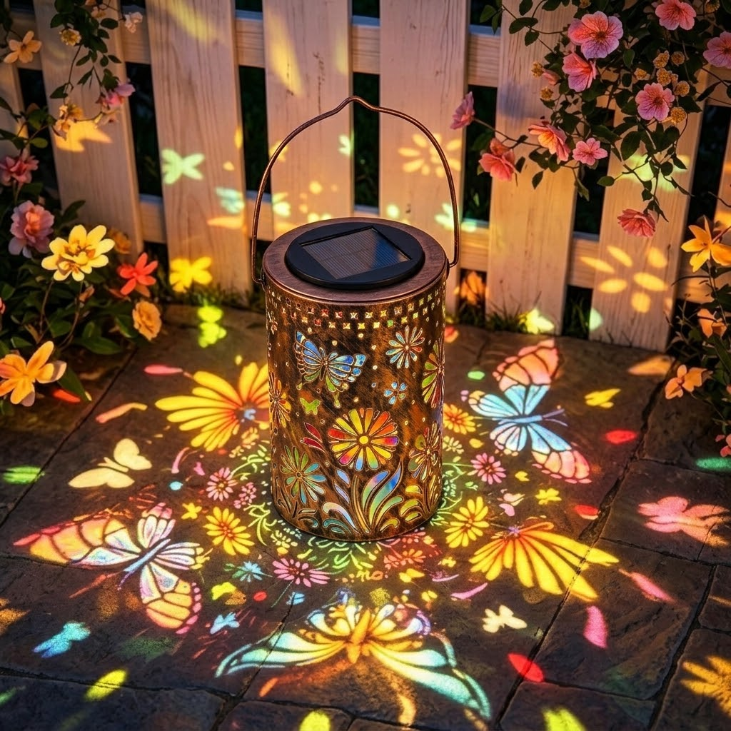 Hanging Dragonfly Solar Garden Light