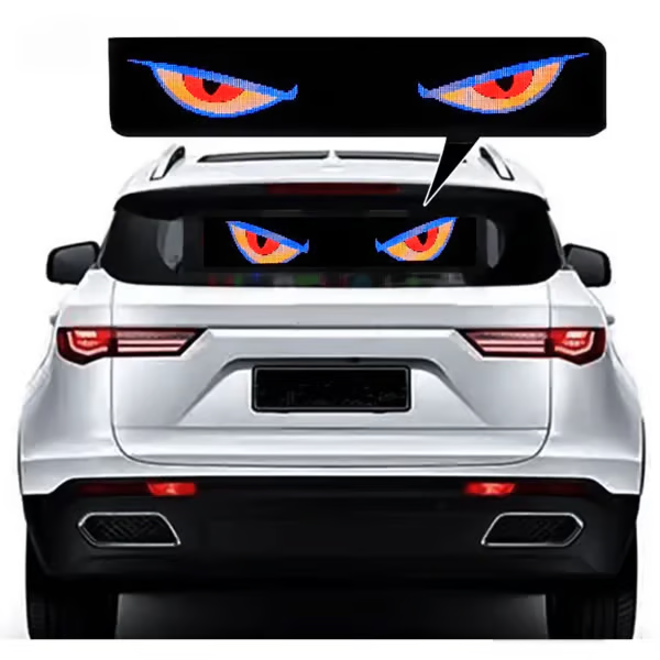 Colorful Eye Lamp Soft Screen for Car Windows