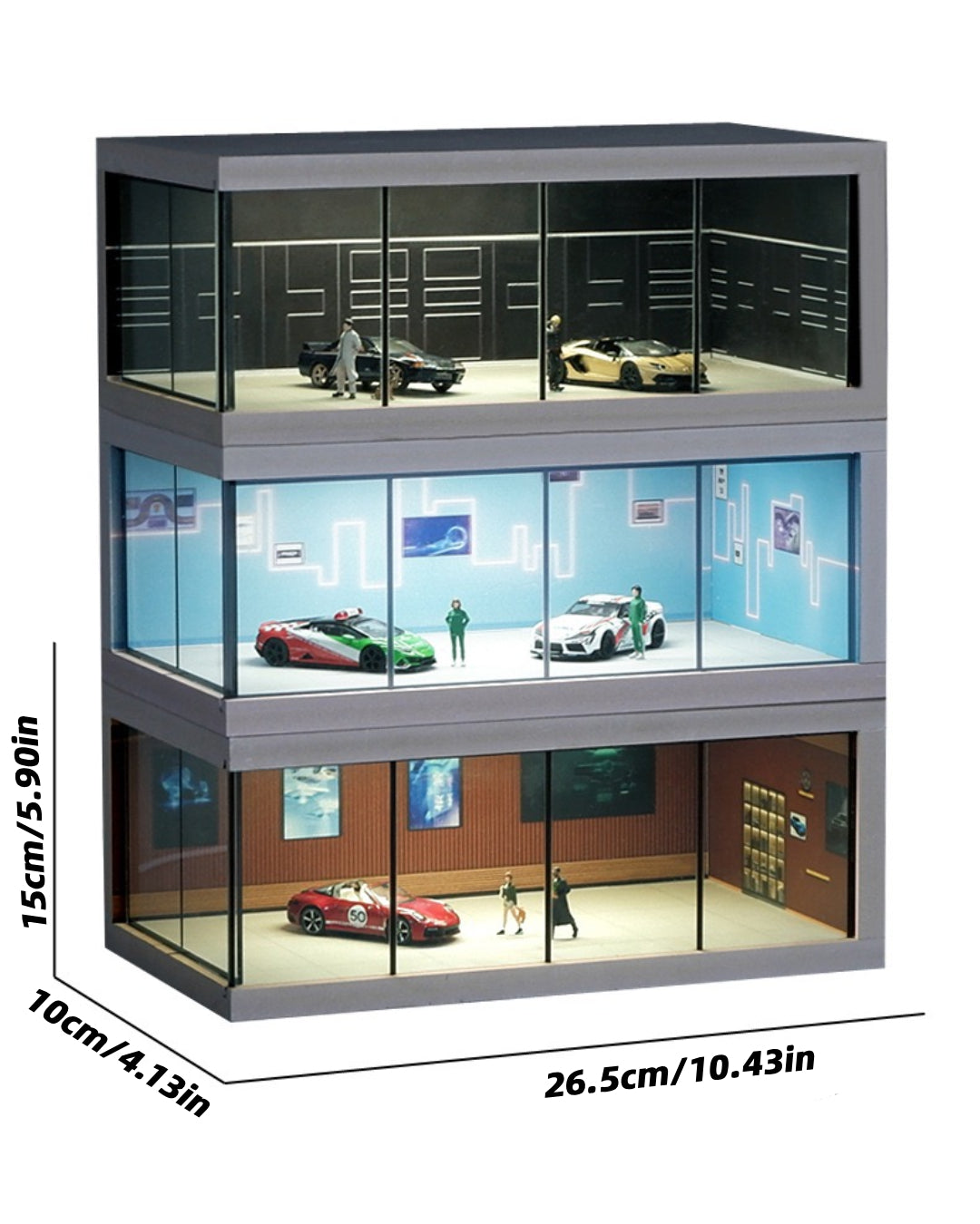 1/64 Scale Car Showroom Diecast Model