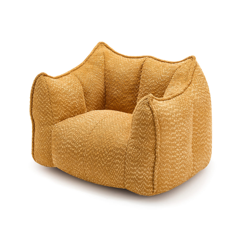 Sofa chairs with highly resilient foam for living rooms and bedrooms, comfortable square lazy sofas, sofas for adults to play, read and watch TV