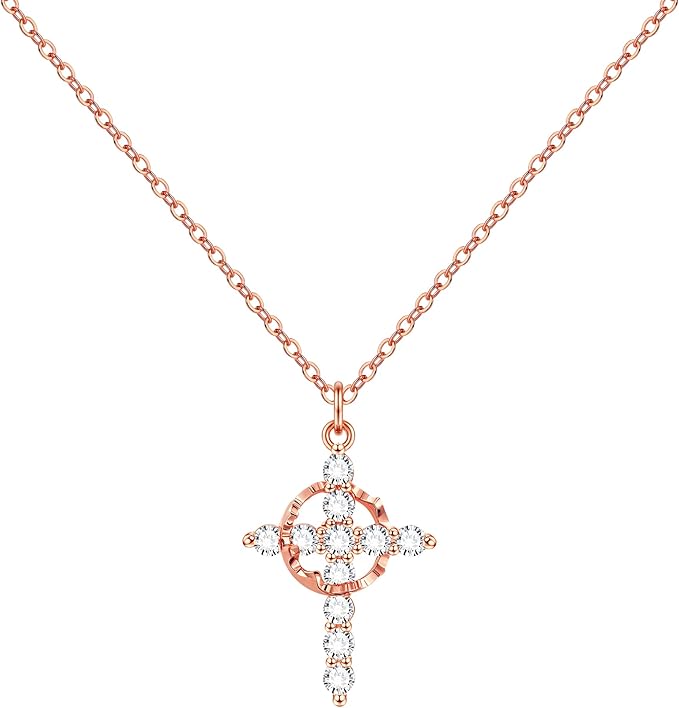 Crown Cross Necklace