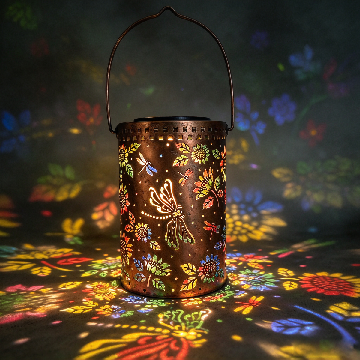 Hanging Dragonfly Solar Garden Light