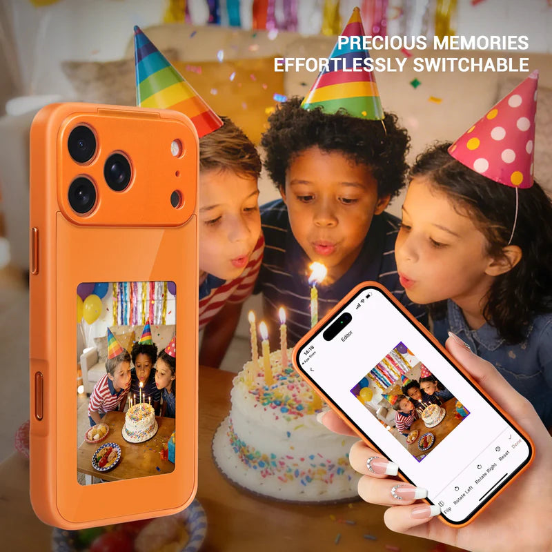 Personalized E-ink Phone 17 Case (Square)
