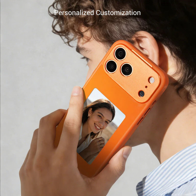 Personalized E-ink Phone 17 Case (Square)