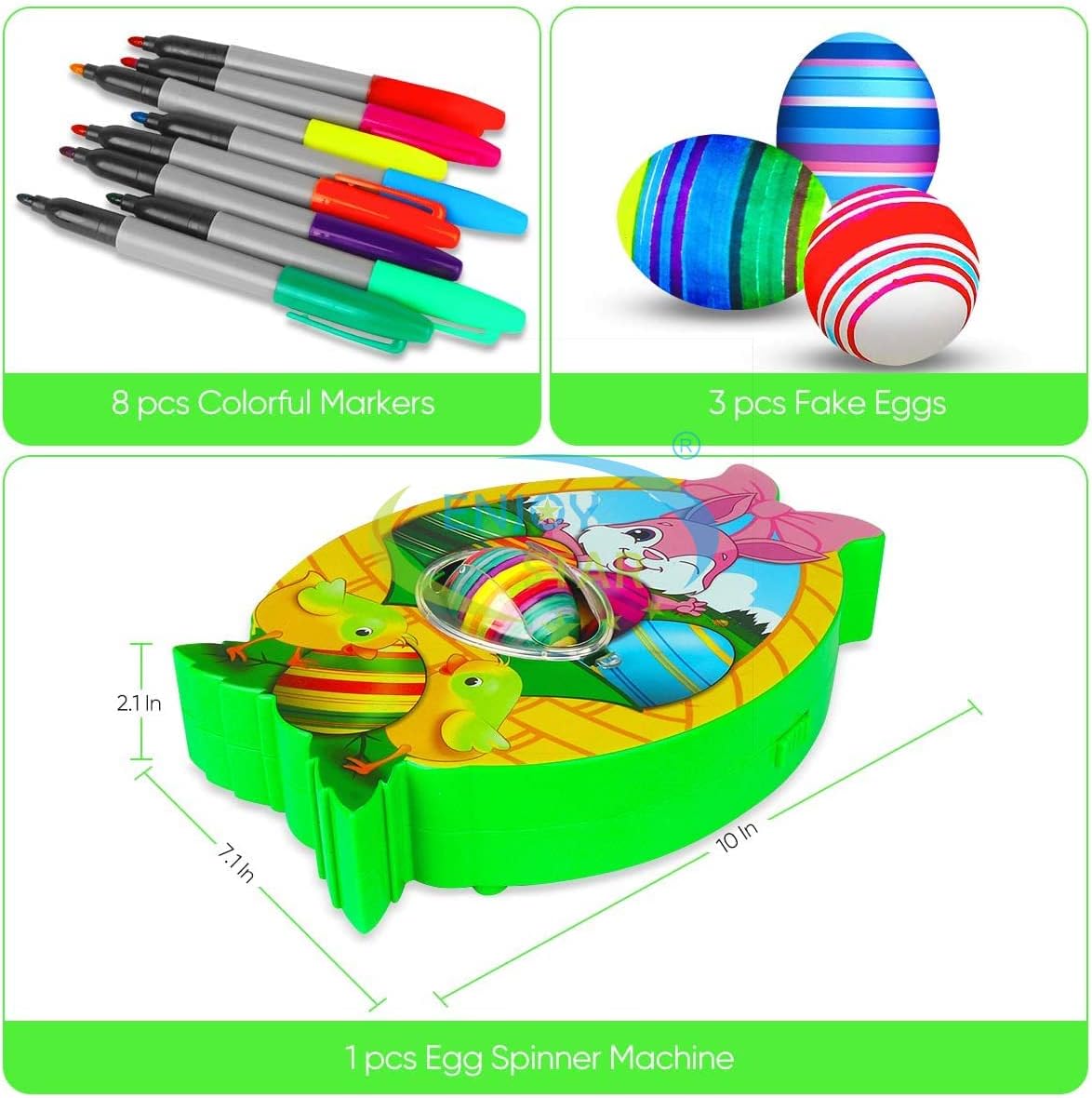 Easter Egg Decorator Kit -Perfect gift for Kids