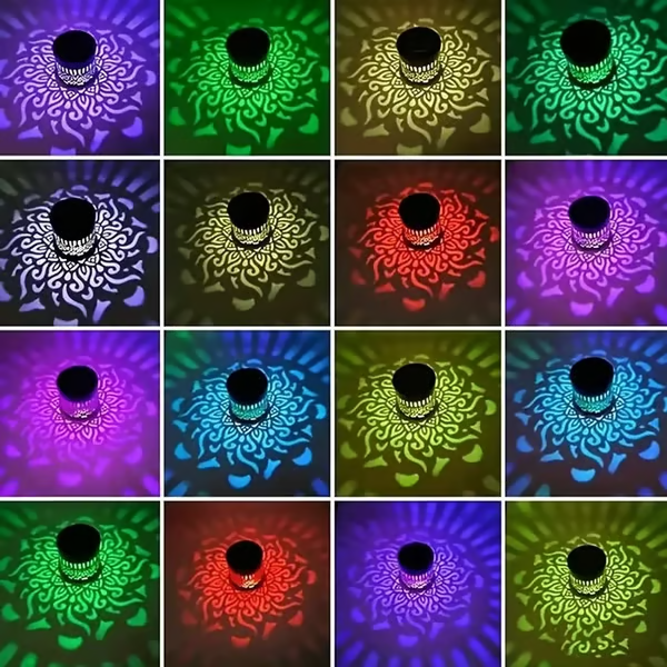 Solar Mandala Wall Light Projector