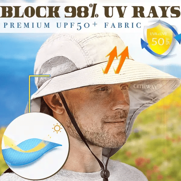 All-Round Sun Protective Outdoor Fisherman Hat
