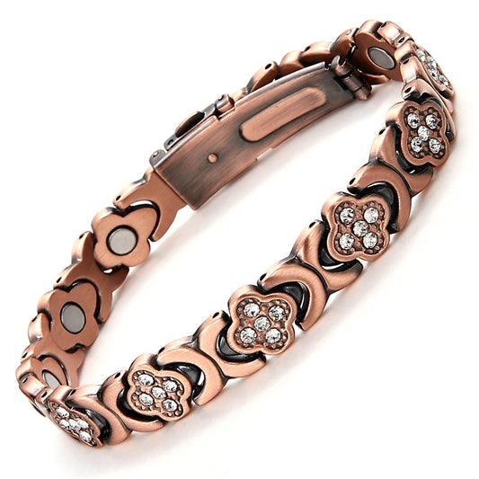 Flower Copper Bracelet(Solid Copper)
