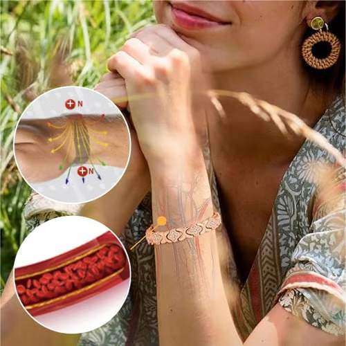 Flower Copper Bracelet(Solid Copper)
