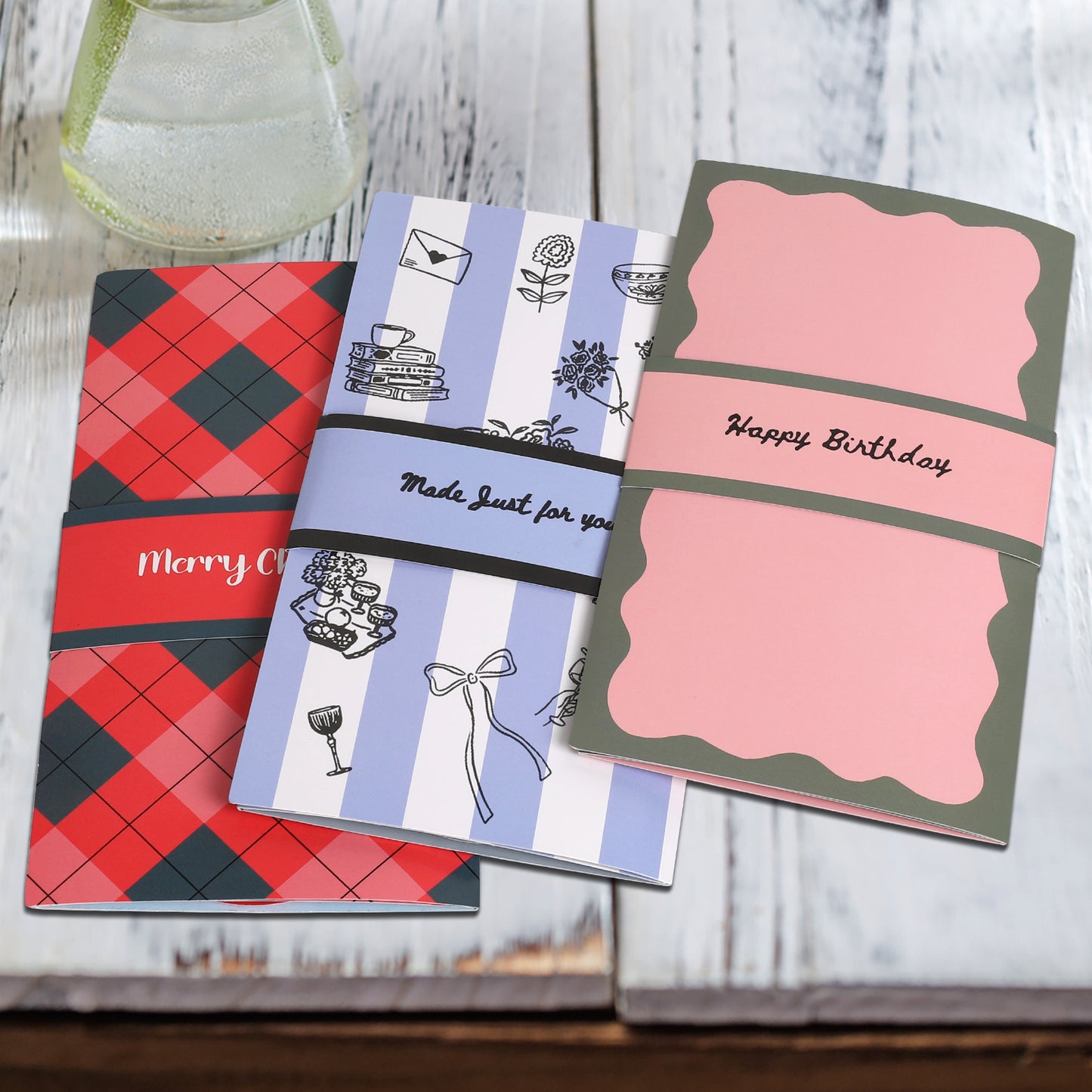 Handmade Christmas gift card booklet