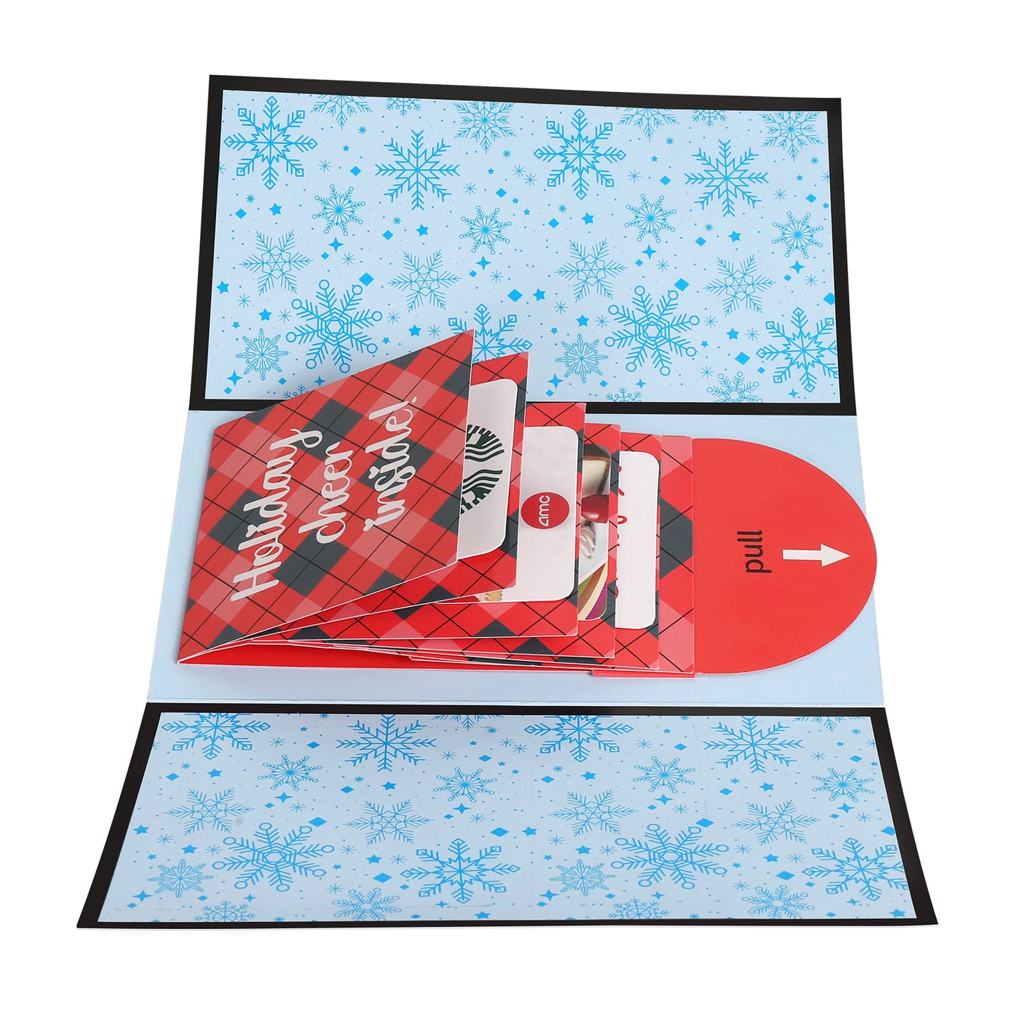 Handmade Christmas gift card booklet