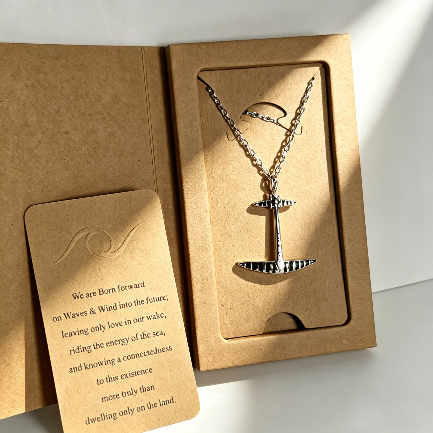 Hydrofoil Surf Pendant Necklace