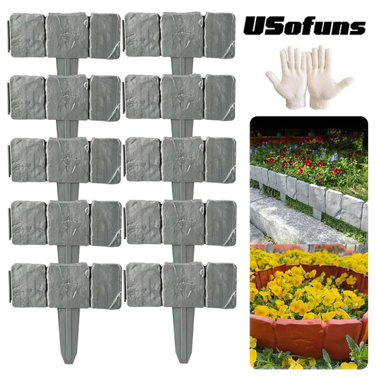 Imitation Stone Garden Fence