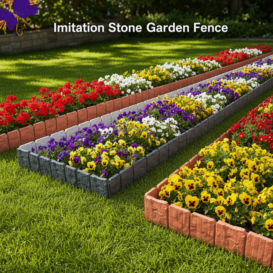 Imitation Stone Garden Fence
