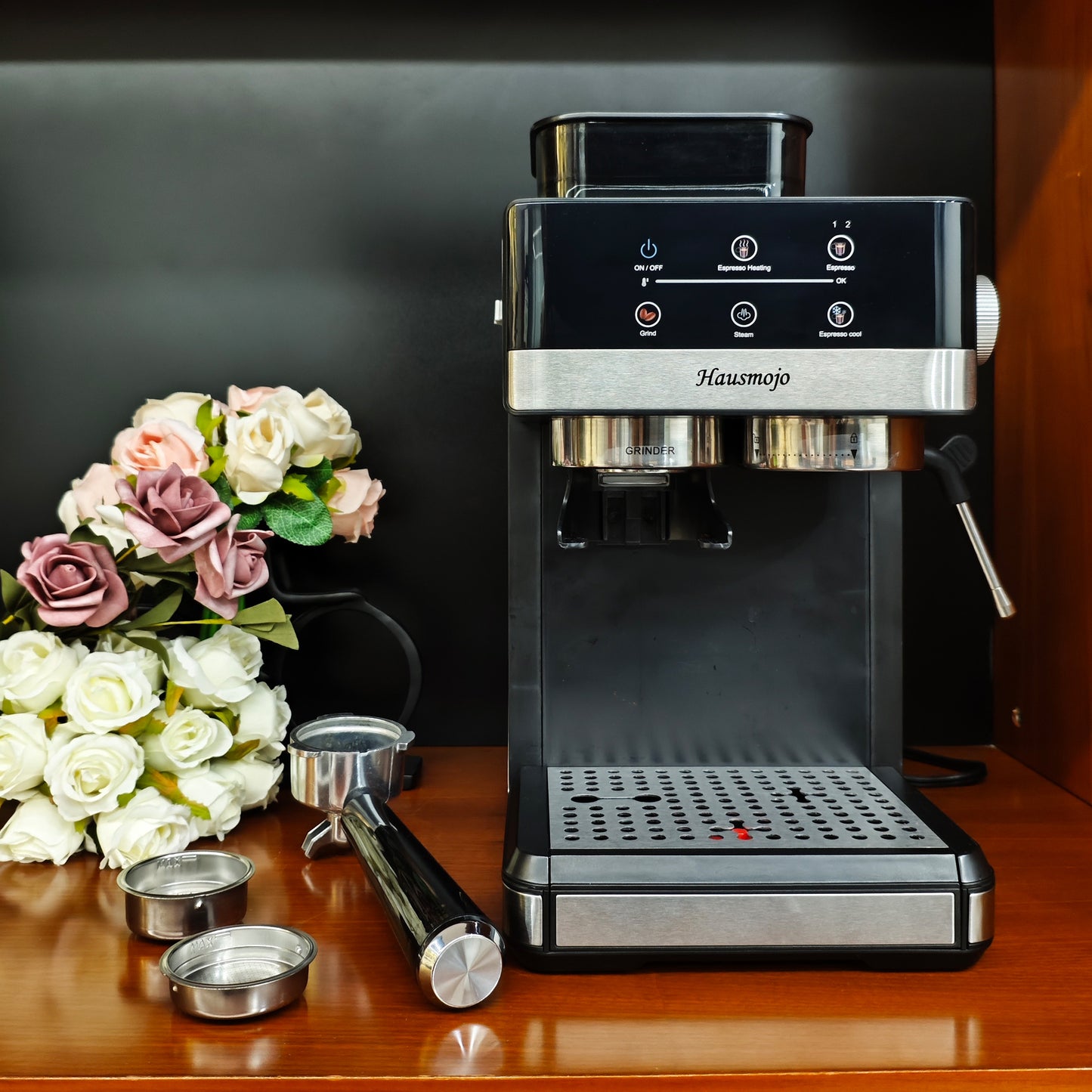 Usofuns Semi-Automatic Espresso Coffee Maker