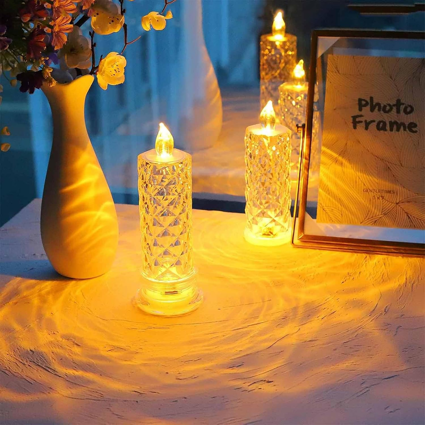 LED Crystal Candle Lights